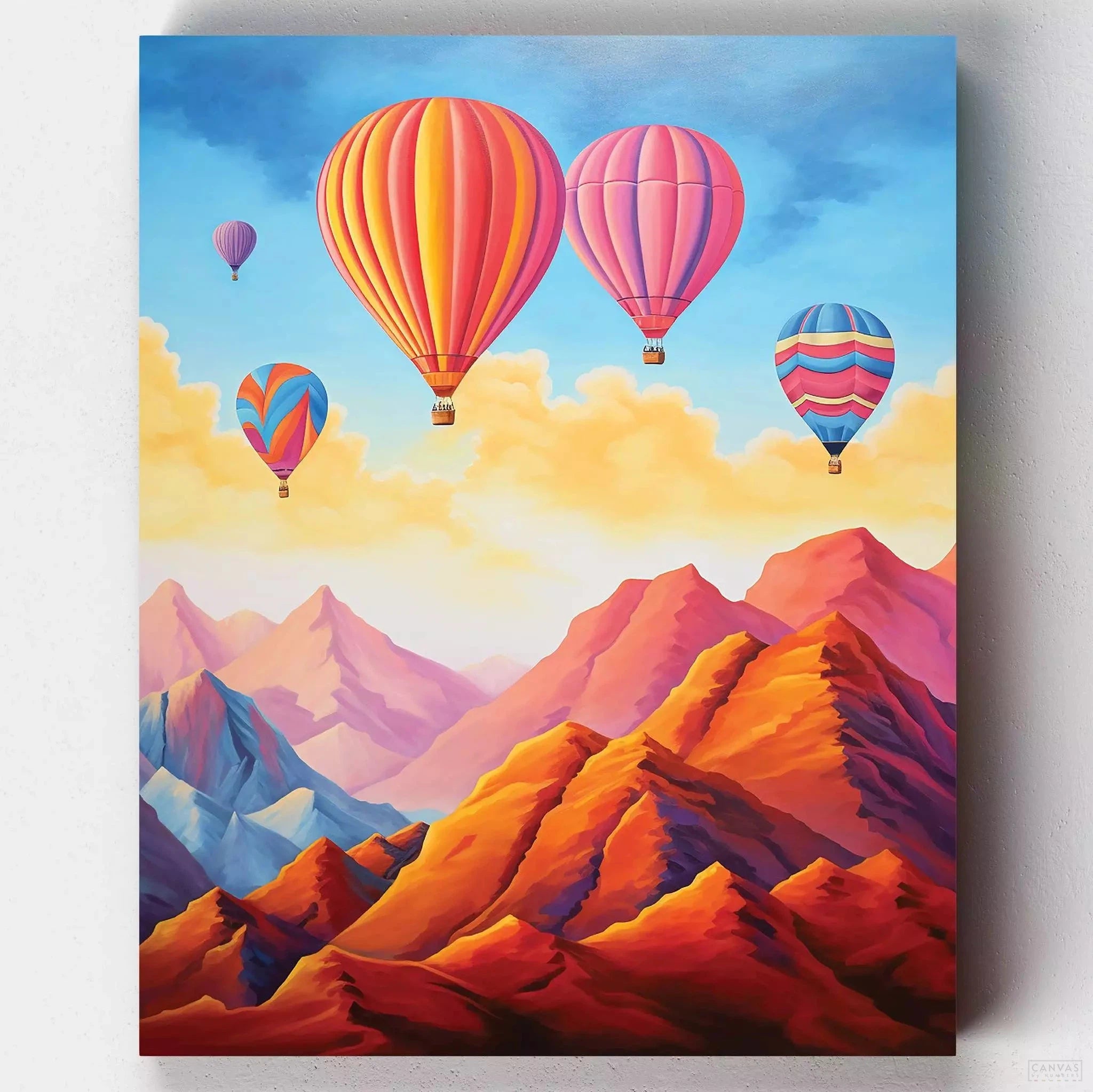 Hot air balloon painting 2024