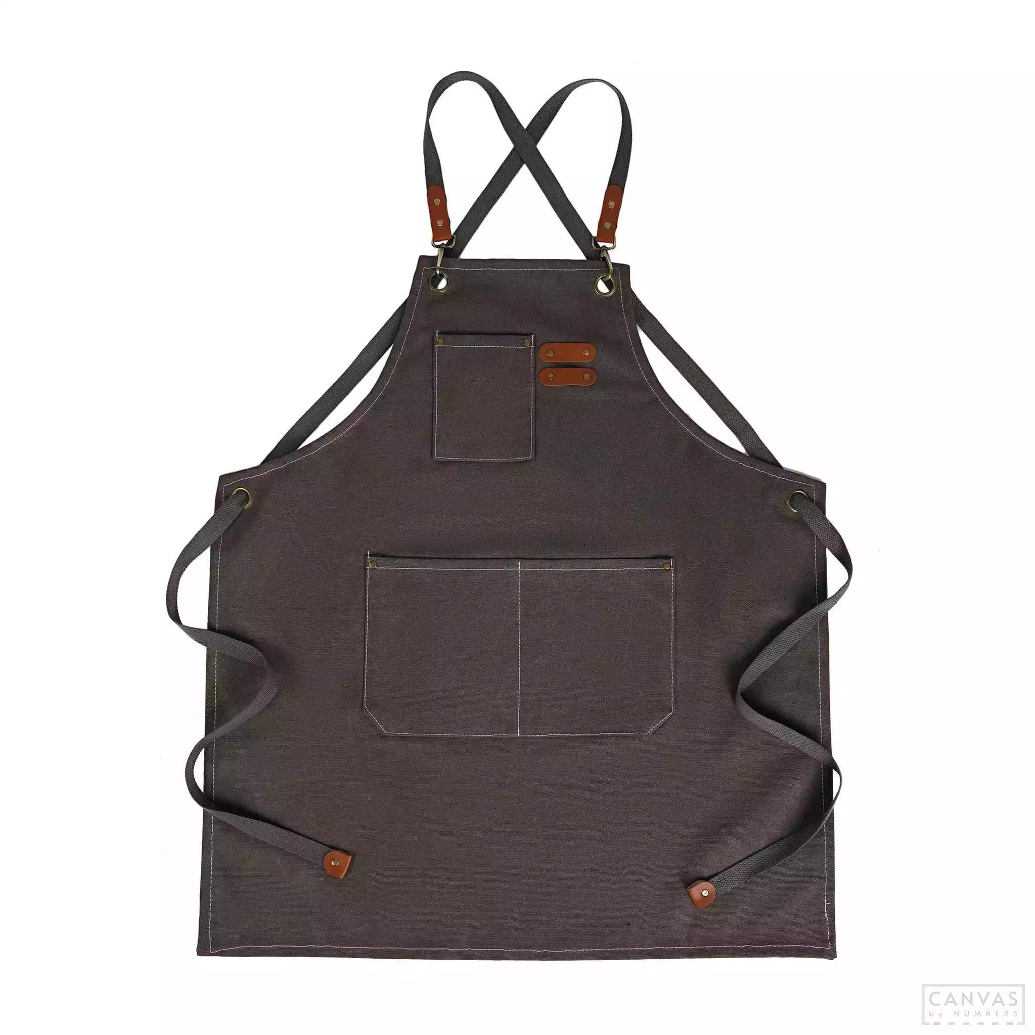 MyLifeUNIT: Artist Apron, Adjustable Painting Apron with 10