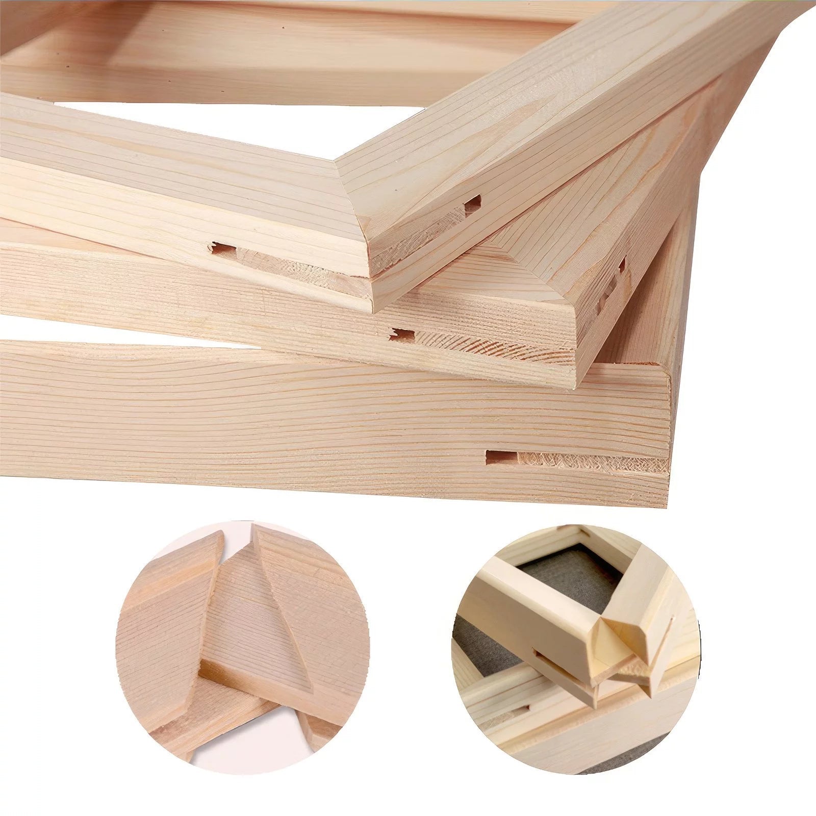 Pine Wood Canvas Frame Kit