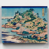 Sesshu Ajigawaguchi Tenposan - Paint by Numbers-You'll love our Sesshu Ajigawaguchi Tenposan - Katsushika Hokusai paint by numbers kit. Up to 50% Off! Free shipping and 60 days money-back.-Canvas by Numbers