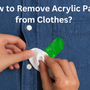 Remove Acrylic Paint from Clothes