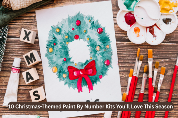 Christmas paint by number kits 