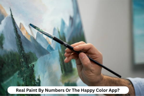 Real Paint by Numbers or the Happy Color App?
