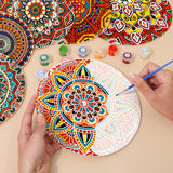 Mandala Collection - Paint by Numbers Placemats-Our Mandalas Paint by Numbers Placemats bring vibrant colors and intricate designs to your table. Perfect for adding artistic flair to your dining decor.-Canvas by Numbers