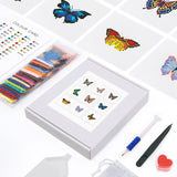 Butterfly Collection 1 - Mini Diamond Painting Kit-Embark on a colorful crafting adventure with our Butterfly Mini Diamond Painting Kit. Create 9 unique butterfly artworks perfect for relaxing or gifting.-Canvas by Numbers