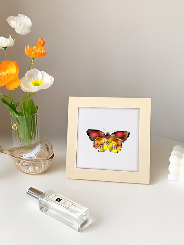 Butterfly Collection 1 - Mini Diamond Painting Kit-Embark on a colorful crafting adventure with our Butterfly Mini Diamond Painting Kit. Create 9 unique butterfly artworks perfect for relaxing or gifting.-Canvas by Numbers