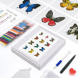 Butterfly Collection 2 - Mini Diamond Painting Kit-Discover the Butterfly Collection 2 Mini Diamond Painting Kit. Craft 12 unique butterfly designs that sparkle with creativity and charm!-Canvas by Numbers