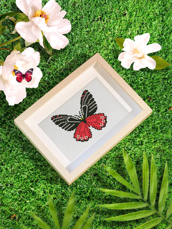 Butterfly Collection 2 - Mini Diamond Painting Kit-Discover the Butterfly Collection 2 Mini Diamond Painting Kit. Craft 12 unique butterfly designs that sparkle with creativity and charm!-Canvas by Numbers