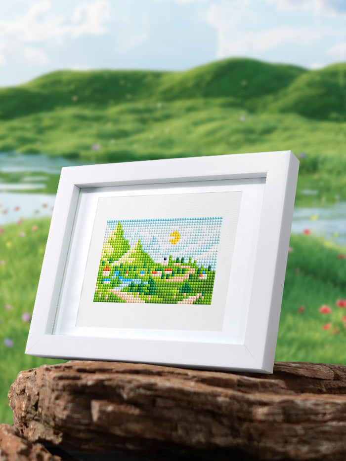 Landscapes Collection - Diamond Painting Mini Kit-Discover the Landscapes Collection Diamond Painting Mini Kit. Enjoy crafting with 10 mini kits featuring breathtaking landscapes from mountains to beaches.-Canvas by Numbers