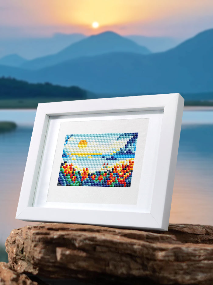 Landscapes Collection - Diamond Painting Mini Kit-Discover the Landscapes Collection Diamond Painting Mini Kit. Enjoy crafting with 10 mini kits featuring breathtaking landscapes from mountains to beaches.-Canvas by Numbers