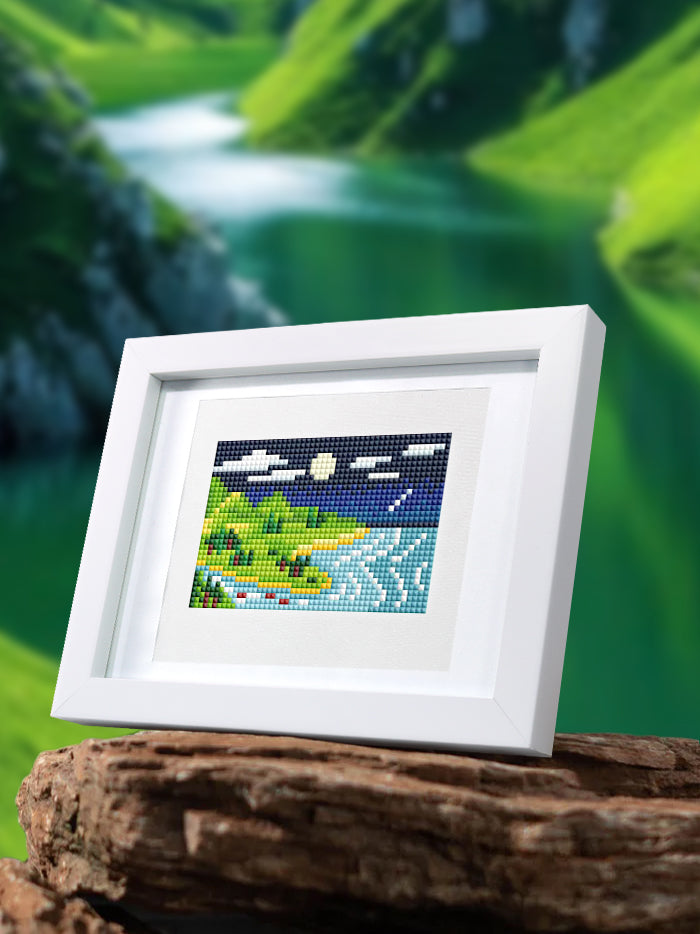 Landscapes Collection - Diamond Painting Mini Kit-Discover the Landscapes Collection Diamond Painting Mini Kit. Enjoy crafting with 10 mini kits featuring breathtaking landscapes from mountains to beaches.-Canvas by Numbers