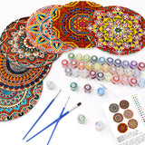 Mandala Collection - Paint by Numbers Placemats-Our Mandalas Paint by Numbers Placemats bring vibrant colors and intricate designs to your table. Perfect for adding artistic flair to your dining decor.-Canvas by Numbers