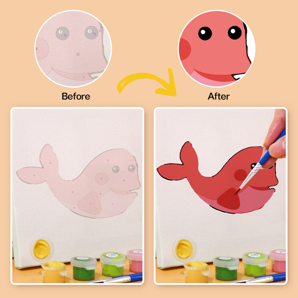 Animal Friends 2 – Mini Paint by Numbers Set
