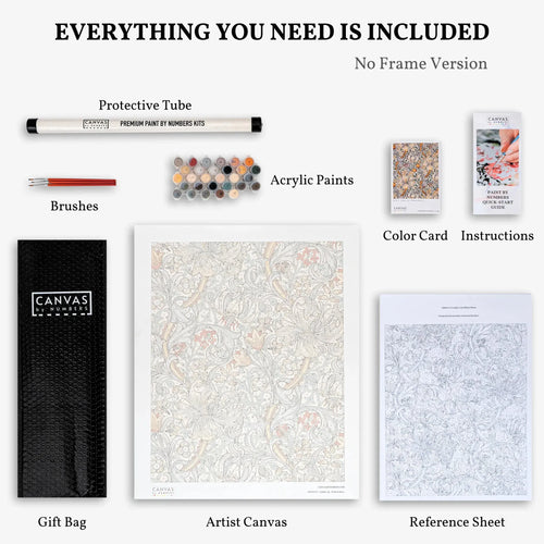 The Great Wave Paint by Numbers Kit – Rolled Canvas