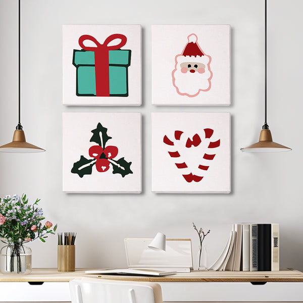 Festliche Symbole 1 – Mini Malen-nach-Zahlen-Set