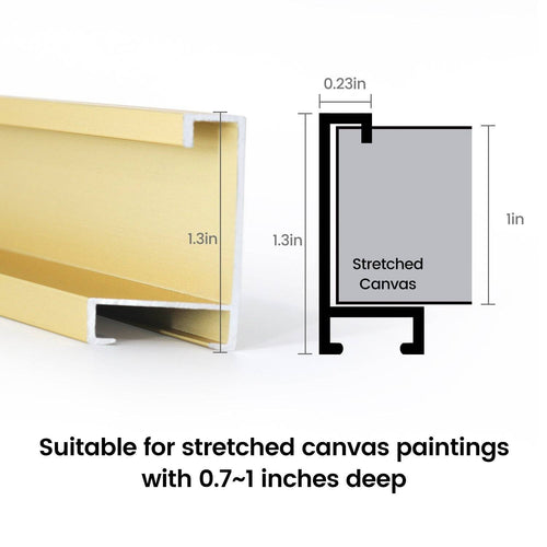 Doe-het-zelf Aluminium Frame voor Opgerekt Canvas