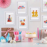 Birthday Party Collection - Mini Diamond Painting Kit-Craft the joy of birthdays with our Birthday Party Collection Mini Diamond Painting Kit. Create 12 festive designs perfect for decorations and gifts!-Canvas by Numbers