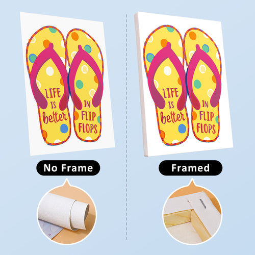 Summertime Collection mini paint by numbers kit with acrylic paints and brushes included