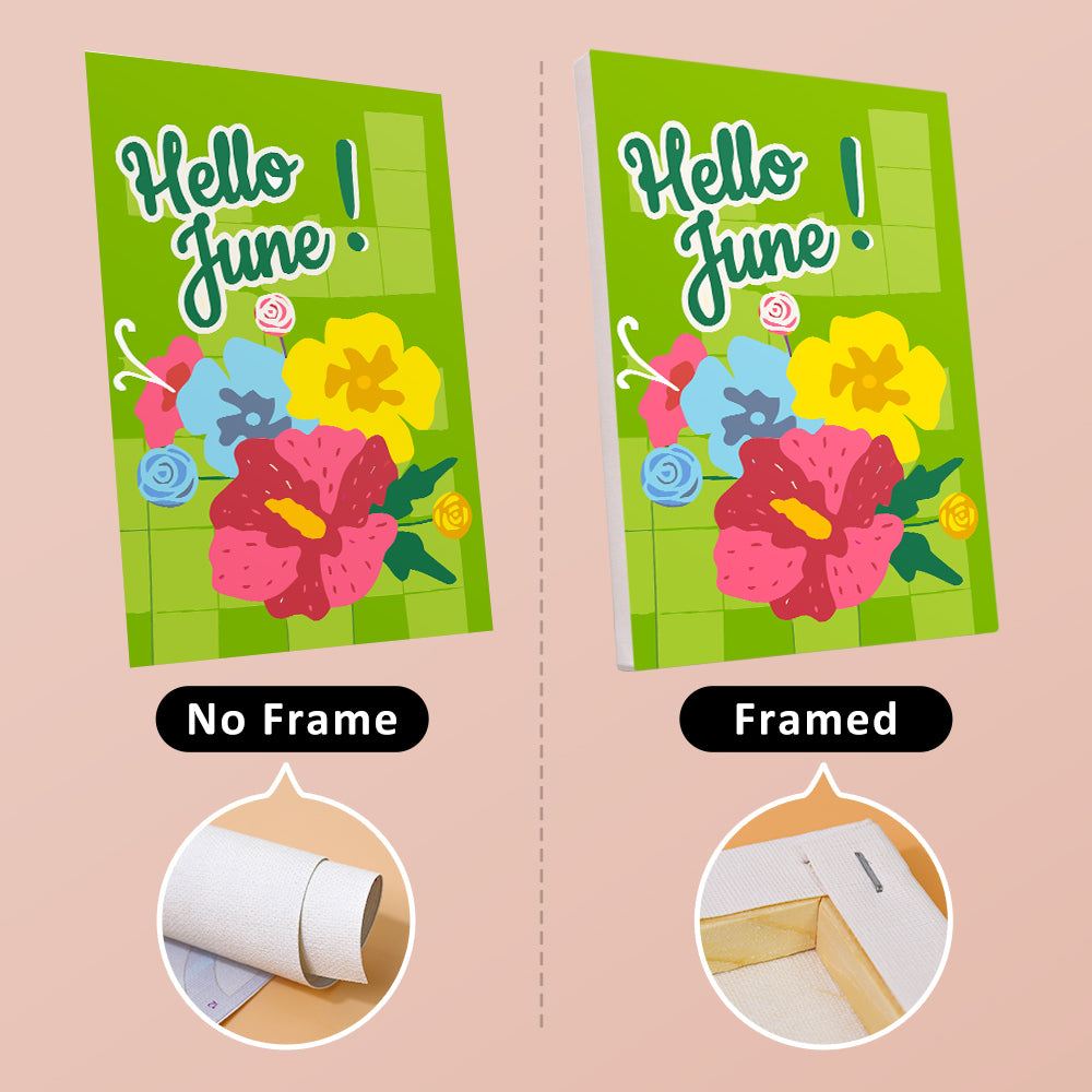 Summertime Collection 3 - Mini Paint by Numbers Set
