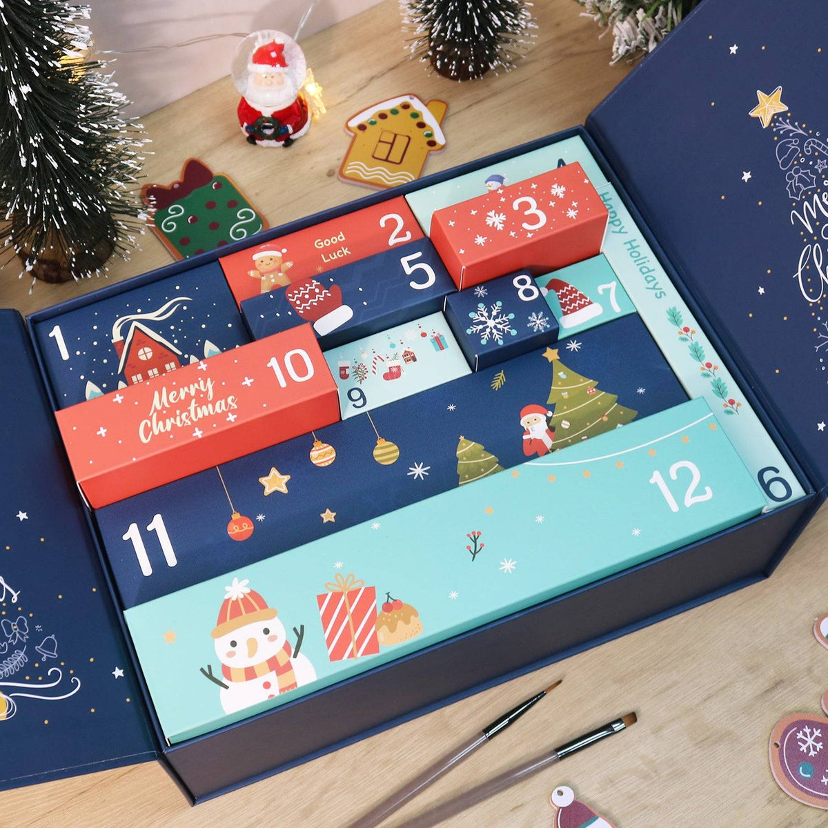 Festive Art Box – Christmas Paint by Numbers Gift Set