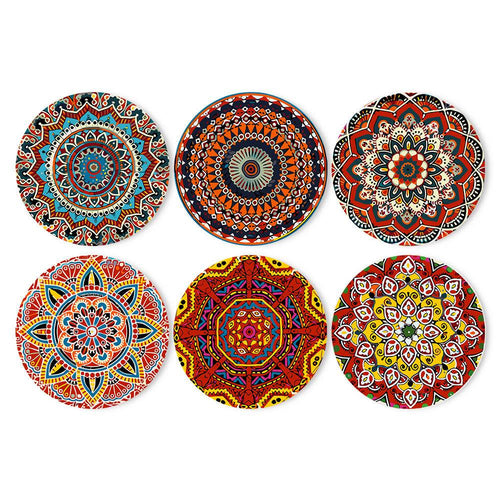 Mandala Collection - Paint by Numbers Placemats. Our Mandalas Paint by Numbers Placemats bring vibrant colors and intricate designs to your table. Perfect for adding artistic flair to your dining decor.
