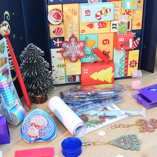 Feestelijke Kunstdoos – Diamond Painting Gift Set