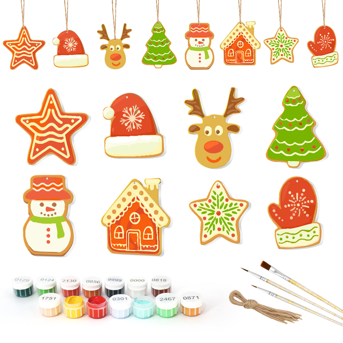 Christmas Ornament Painting Set – DIY Holiday Decor Kit