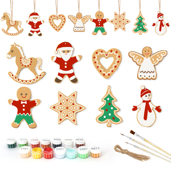 Set di Pittura per Ornamenti di Natale – DIY Holiday Decor Kit