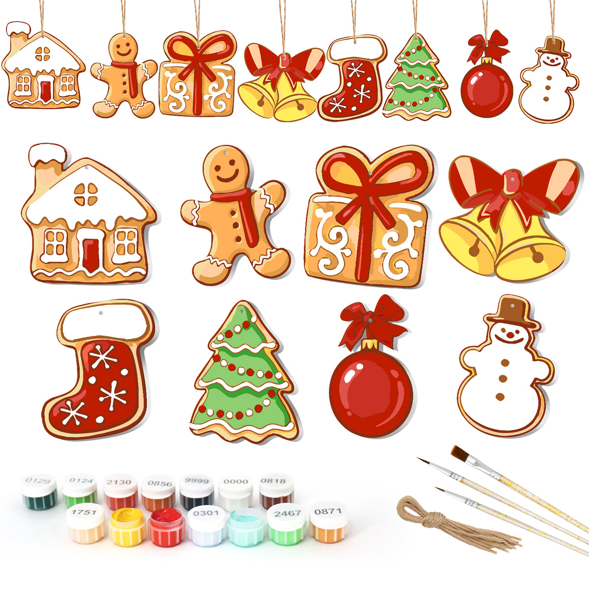 Christmas Ornament Painting Set – DIY Holiday Decor Kit