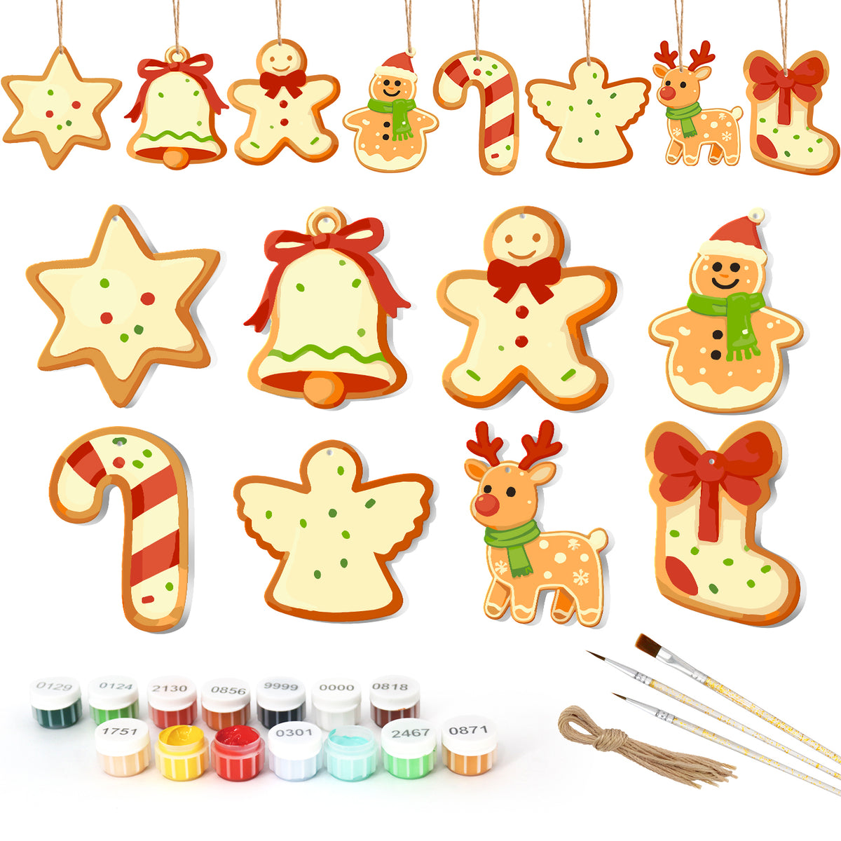 Christmas Ornament Painting Set – DIY Holiday Decor Kit