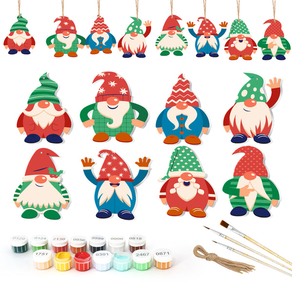Set di Pittura per Ornamenti di Natale – DIY Holiday Decor Kit