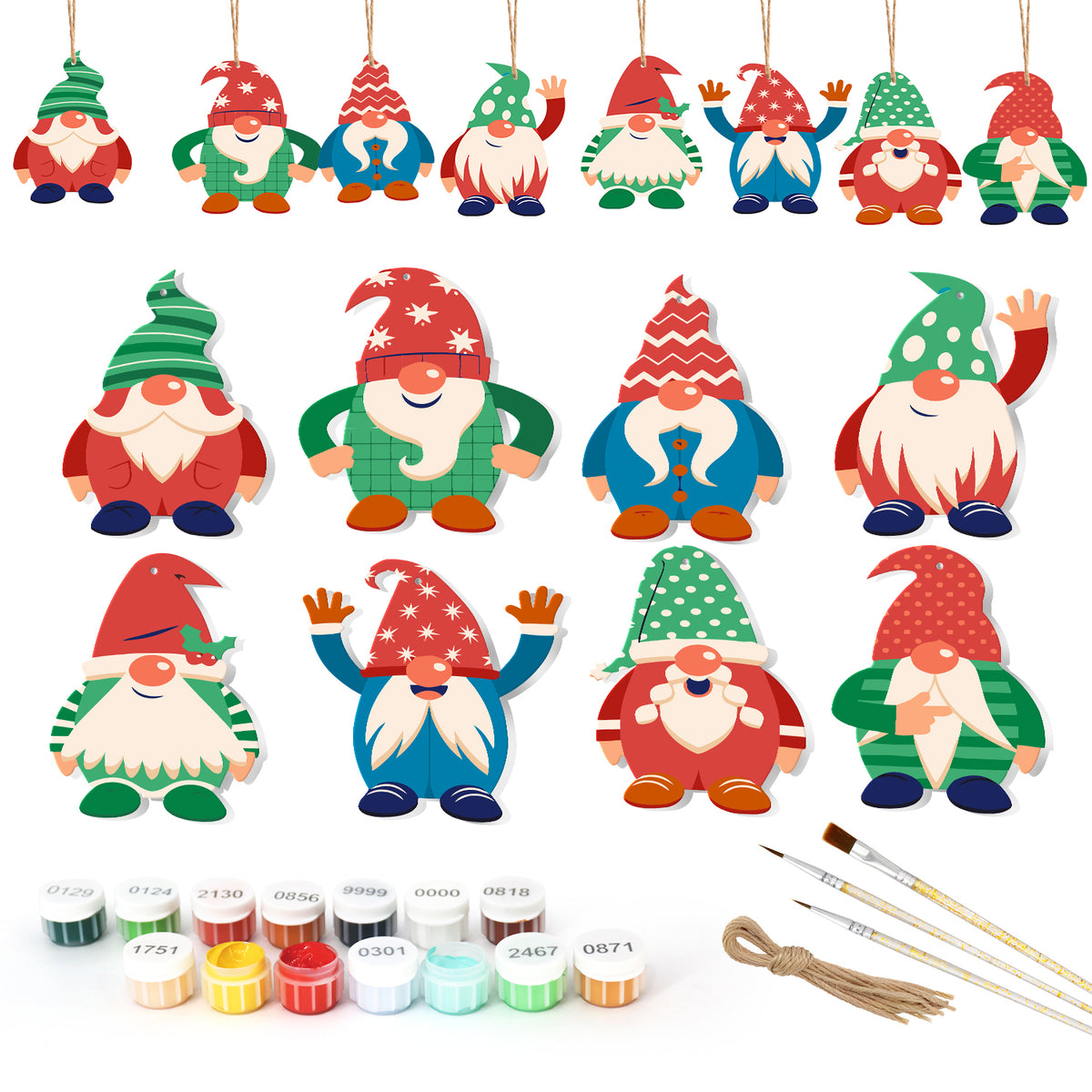 Christmas Ornament Painting Set – DIY Holiday Decor Kit