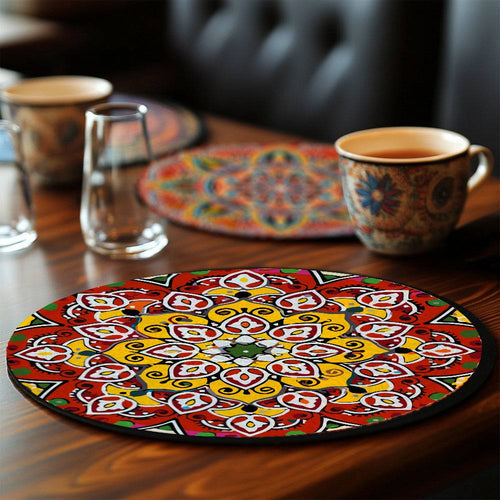 Mandala Collection - Paint by Numbers Placemats-Our Mandalas Paint by Numbers Placemats bring vibrant colors and intricate designs to your table. Perfect for adding artistic flair to your dining decor.-Canvas by Numbers