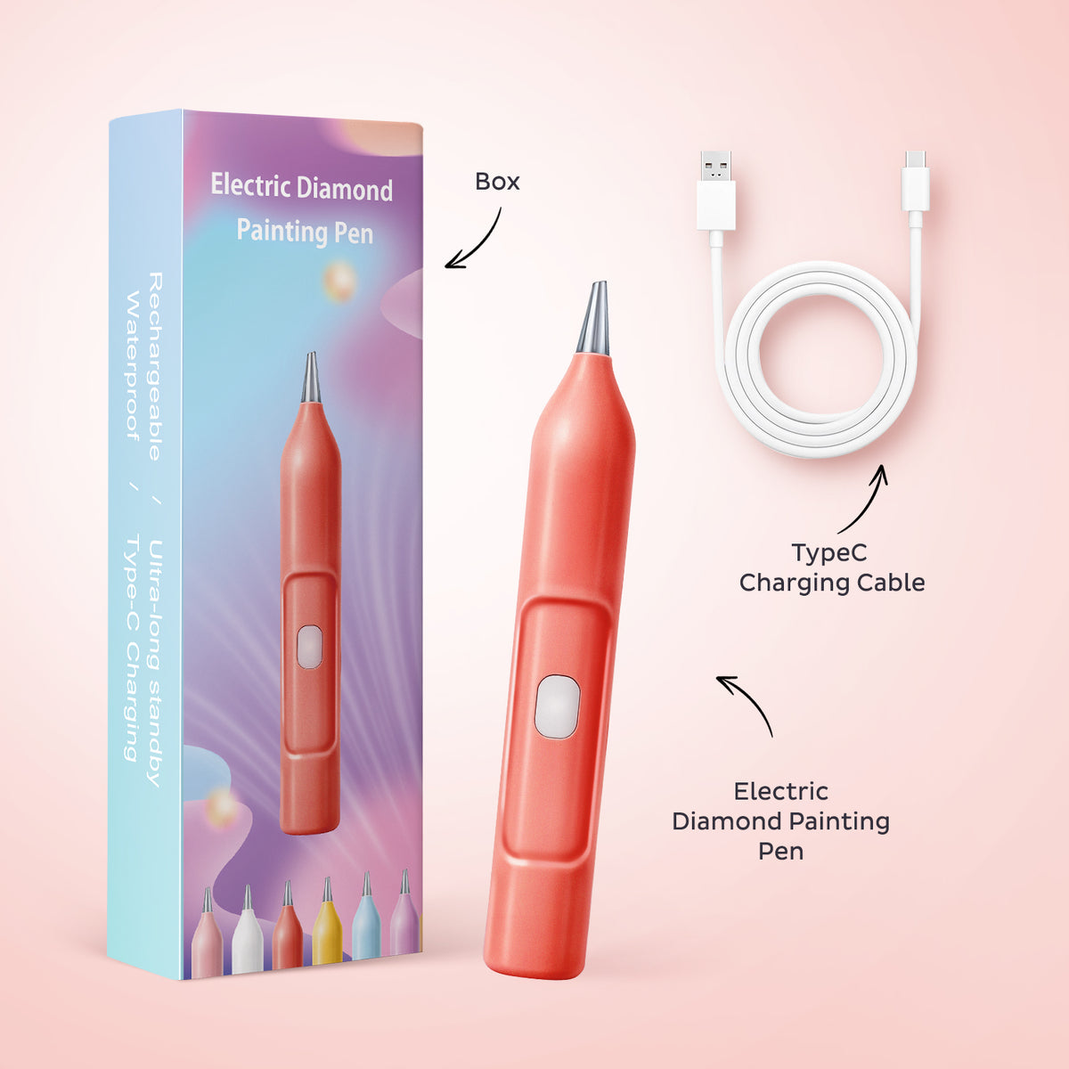 Stylo de diamond painting électrique