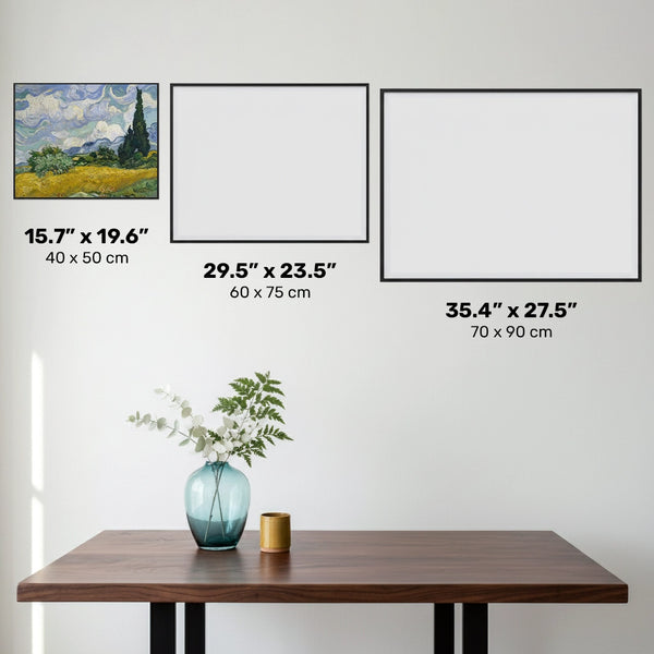 Campo di grano con cipressi - Diamond Painting