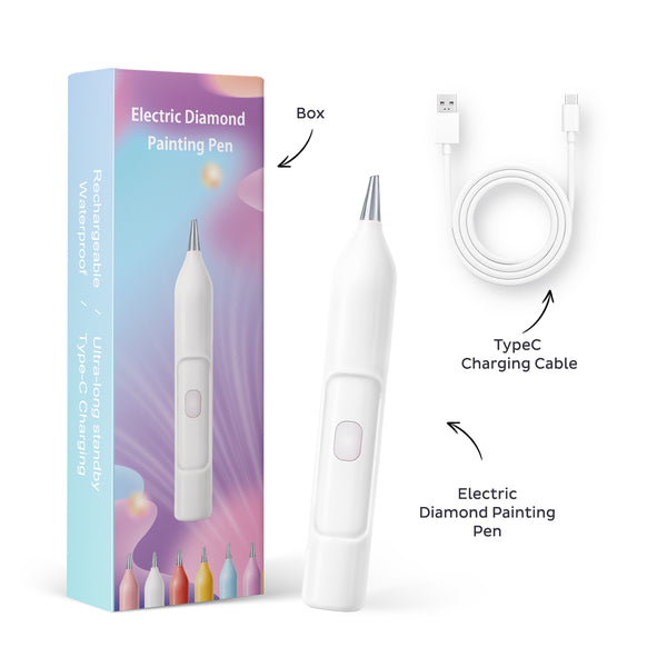 Diamond Painting Pen met LED licht | 5 Kleuren – Happy Painting Diamond Painting Pen met LED licht | 5 Kleuren – Happy Painting