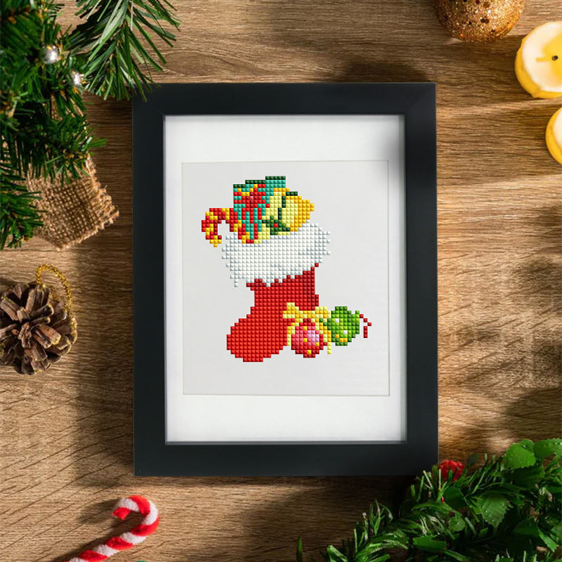 Christmas Collection 3 - Mini Diamond Painting Kit-Celebrate the holiday season uniquely with our Christmas Collection 3 Mini Diamond Painting Kit. Create 12 distinct festive scenes to light up your home!-Canvas by Numbers