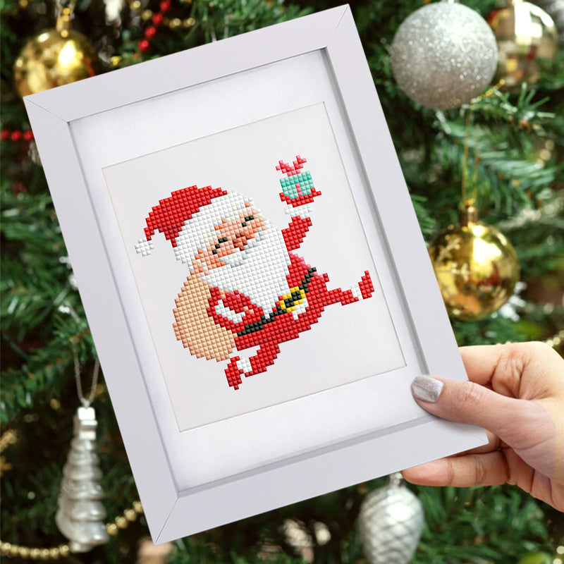 Christmas Collection 3 - Mini Diamond Painting Kit-Celebrate the holiday season uniquely with our Christmas Collection 3 Mini Diamond Painting Kit. Create 12 distinct festive scenes to light up your home!-Canvas by Numbers