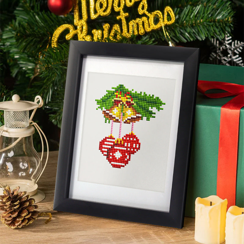 Christmas Collection 3 - Mini Diamond Painting Kit-Celebrate the holiday season uniquely with our Christmas Collection 3 Mini Diamond Painting Kit. Create 12 distinct festive scenes to light up your home!-Canvas by Numbers