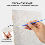 Dove and Cross - Painting by Numbers Canvas Board Kit – Artist canvas mounted on a sturdy wood board for superior stability and a professional painting experience. Easy to paint and display