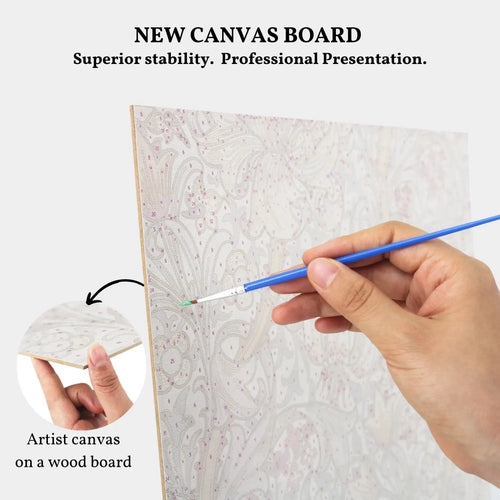 Floral Vase Composition Paint by Numbers Kit – Canvas Board
