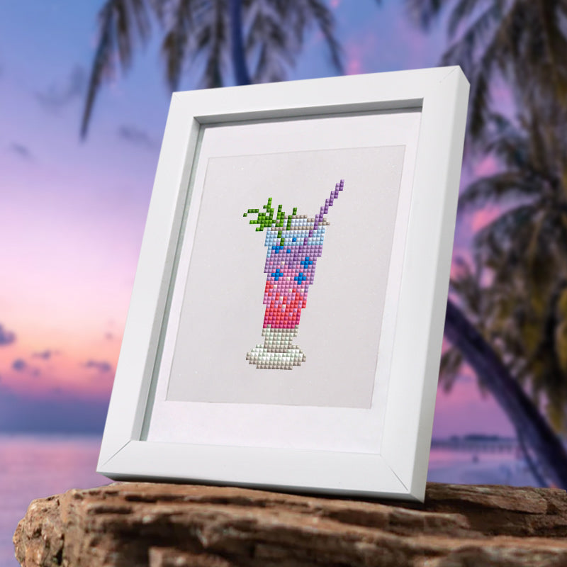 Cocktail Collection 1 - Mini Diamond Painting Kit-Craft your favorite cocktails with our Mini Diamond Painting Kit. Featuring 12 iconic drinks, it’s perfect for art enthusiasts and cocktail fans alike!-Canvas by Numbers