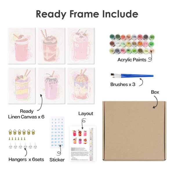 Suiker Rush – Mini Verf op Nummer Set