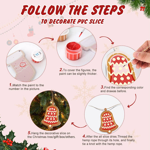 Weihnachtsornament Malset – DIY Holiday Decor Set