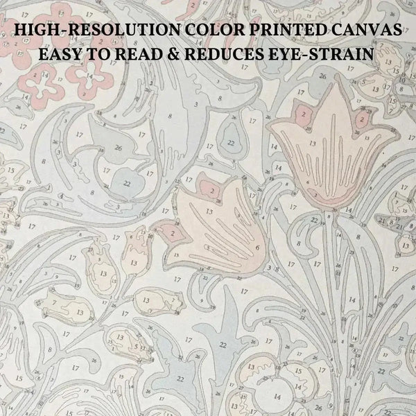 Easter Garden Pattern - Paint by Numbers Kit easter-garden-pattern-paint-by-numbers-kit