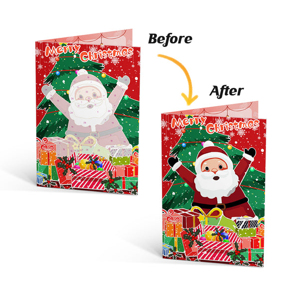 Christmas Card Set 3 - Paint by Numbers-Create personalized Christmas cards with Set 3 of our paint-by-numbers kit. Includes 6 festive designs, perfect for DIY holiday projects and creative gifts.-Canvas by Numbers