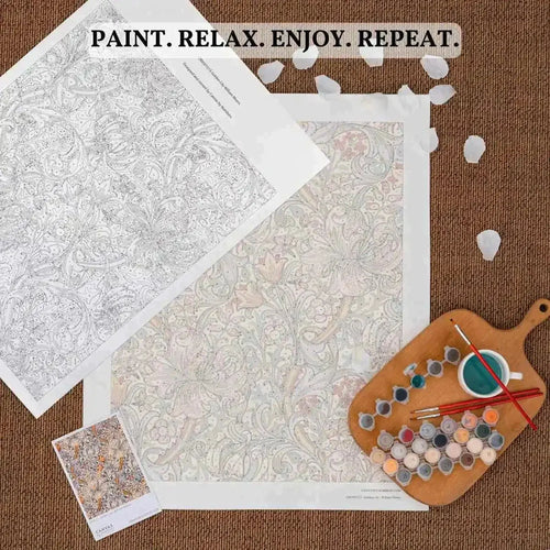Jesus Walking on the Beach Complete Paint by Numbers Kit for Beginners