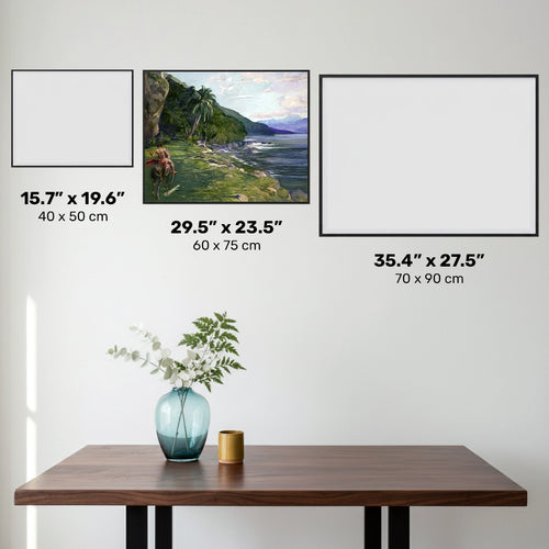 A Bridle Path in Tahiti - Diamond Painting Kit