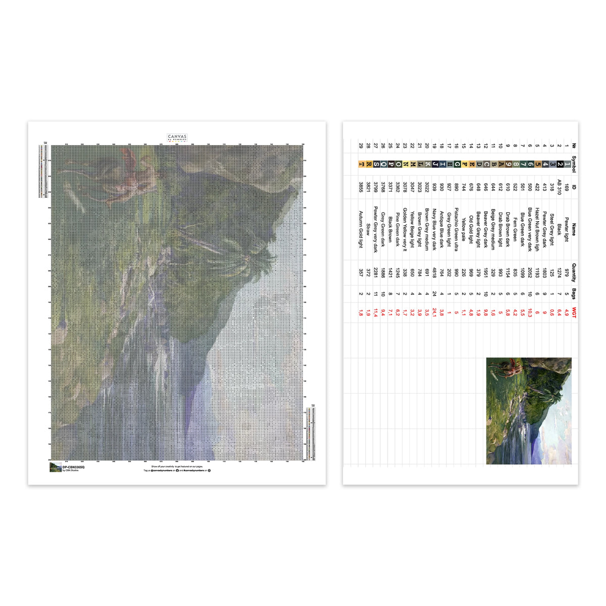 Een ruiterpad op Tahiti - Diamond Painting Kit