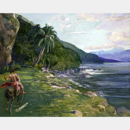 A Bridle Path in Tahiti - Diamond Painting Kit